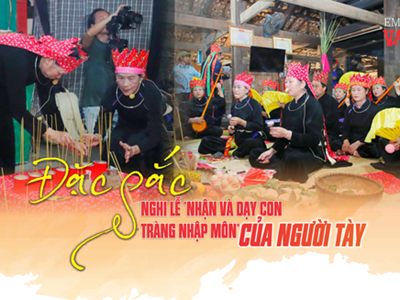 (Emagazine) Đặc sắc nghi lễ “Nhận và dạy con tràng nhập môn” của người Tày