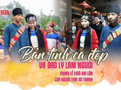 (Emagazine) Bản tình ca đẹp và đạo lý làm người trong lễ cưới hai lần của người Thái xứ Thanh