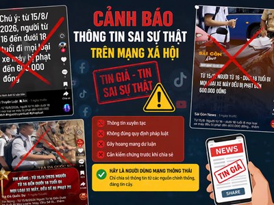 Thông tin người dưới 18 tuổi đi mọi loại xe máy bị phạt là không chính xác