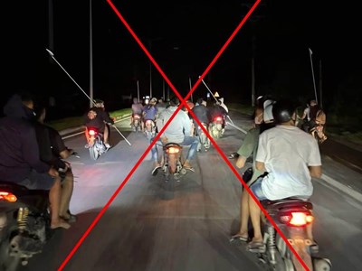 Báo động tình trạng thanh thiếu niên mang hung khí gây rối trật tự công cộng
