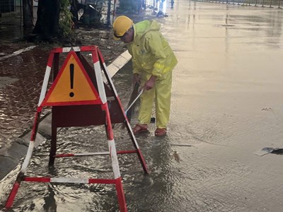 Khu vực trung tâm Hà Nội không có điểm úng ngập