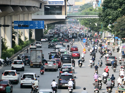 Hà Nội: Rào chắn đường Nguyễn Trãi để thi công dự án Vành đai 2,5