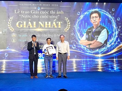 Trao giải cuộc thi ảnh nghệ thuật “Nước cho cuộc sống“