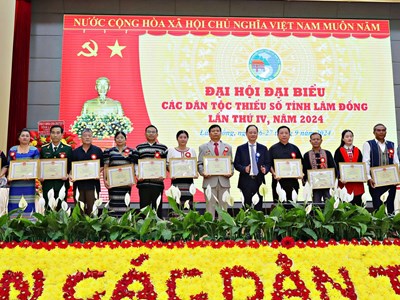 Đại hội đại biểu các DTTS tỉnh Lâm Đồng lần thứ IV