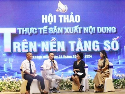 Hội thảo thực tế sản xuất nội dung trên nền tảng số