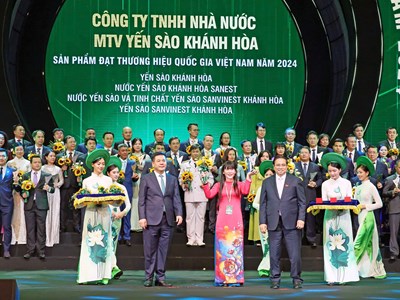 Yến sào Khánh Hoà lần thứ tư liên tiếp đạt Thương hiệu quốc gia