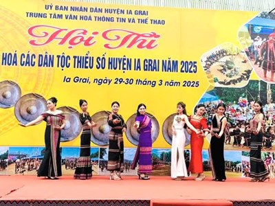 Huyện Ia Grai (Gia Lai): Hấp dẫn Hội thi Văn hóa các DTTS năm 2025