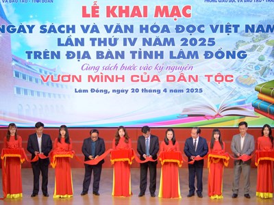Lâm Đồng: Khai mạc Ngày Sách và Văn hóa đọc lần thứ 4