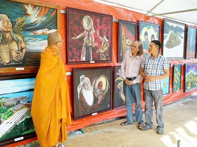 Triển lãm tranh “Mắt núi” của nghệ sĩ Hùng Hoa Lư