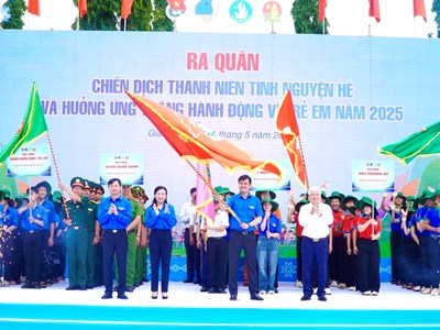 Ra quân Chiến dịch Thanh niên tình nguyện hè 2025