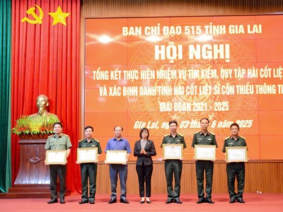 Gia Lai: 176 hài cốt liệt sĩ được quy tập giai đoạn 2021-2025