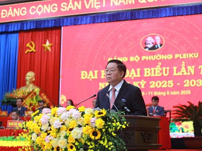 Xây dựng phường Pleiku trở thành điểm đến xanh, văn minh, giàu bản sắc