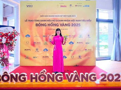 Vinh danh “Nữ doanh nhân Việt Nam tiêu biêu - Bông hồng vàng Việt Nam 2025”