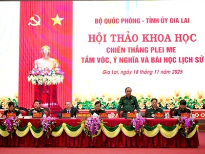 Hội thảo khoa học kỷ niệm 60 năm chiến thắng Plei Me
