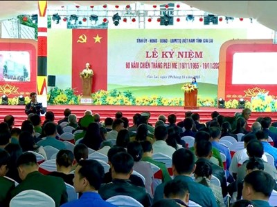 Gia Lai: Kỷ niệm 60 năm Chiến thắng Plei Me 
