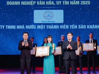 Yến sào Khánh Hòa - Doanh nghiệp văn hóa, uy tín năm 2025