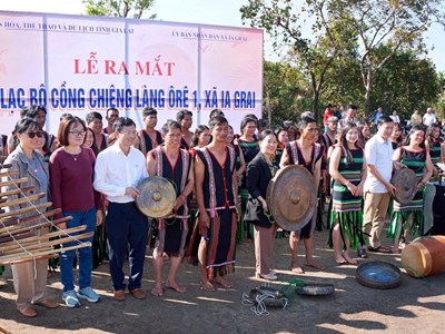 Lưu giữ nhịp chiêng qua CLB cồng chiêng làng Ôrê 1