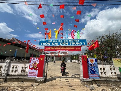 Khánh Hòa: Rốn lũ Diên Điền hân hoan chào đón Ngày hội bầu cử