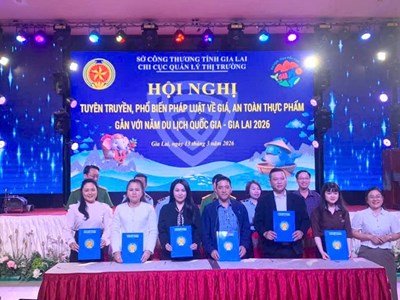 Gia Lai tuyên truyền pháp luật giá, ATTP phục vụ Năm Du lịch quốc gia