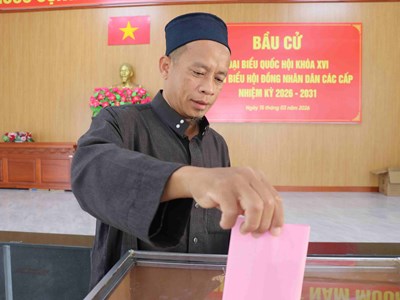 Khánh Hòa: Đồng bào Chăm tin tưởng vào các đại biểu được lựa chọn