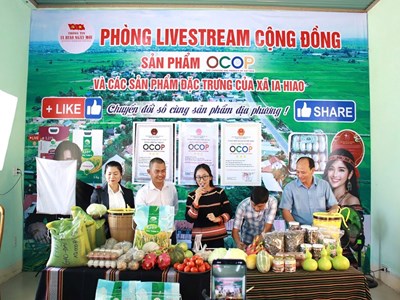 Gia Lai: Livestream bán nông sản gây Quỹ khuyến học 