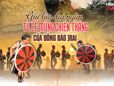 (Emagazine) Giữ lửa đại ngàn từ Lễ mừng chiến thắng của đồng bào Jrai 