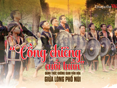 (Emagazine) “Cồng chiêng cuối tuần” - đánh thức không gian văn hóa giữa lòng phố núi