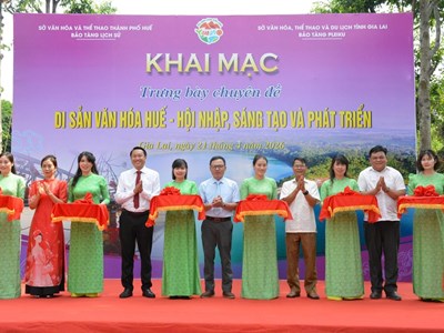 Tái hiện không gian văn hoá Huế tại Bảo tàng Pleiku