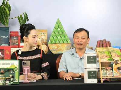 Gia Lai: Quảng bá nông sản qua livestream, kết nối sàn thương mại điện tử