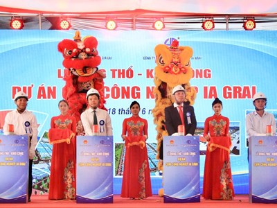 Gia Lai: Động thổ Cụm công nghiệp Ia Grai quy mô hơn 52 ha