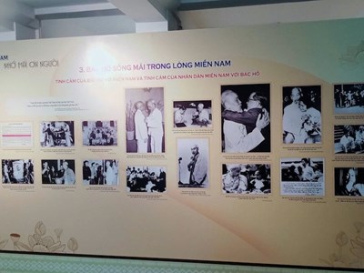 Khai mạc triển lãm chuyên đề “Miền Nam nhớ mãi ơn Người”