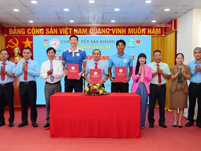 Yến sào Khánh Hòa tiếp sức cho các đội bóng chuyền