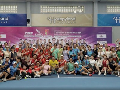 Dàn nghệ sĩ Việt ​hội tụ tại giải pickleball V-Stars 2025