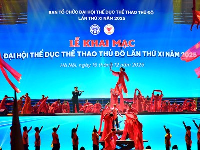 Khai mạc Đại hội Thể dục thể thao Thủ đô lần thứ XI