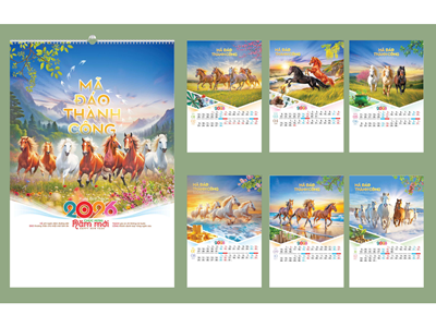 5 thiết kế lịch độc đáo, mở ra cảm hứng cho năm 2026