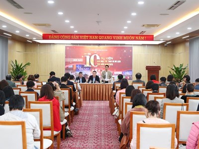 Họp báo bình chọn 10 sự kiện văn hoá, thể thao và du lịch tiêu biểu năm 2025