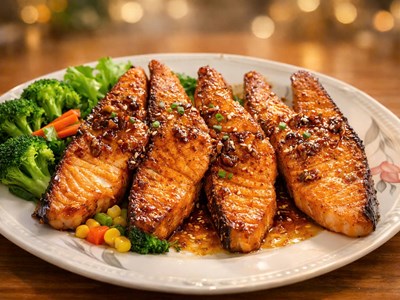 Cá hồi sốt teriyaki - Nhanh gọn cho ngày bận, ấm áp cho bữa tối
