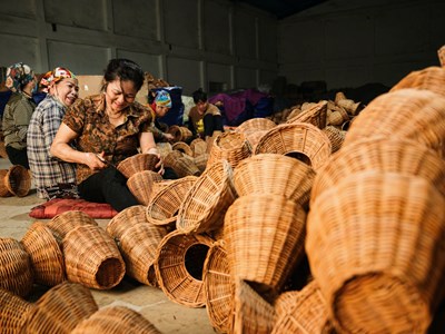 Lưu Thượng giữ hồn nghề đan cỏ tế gần 400 năm