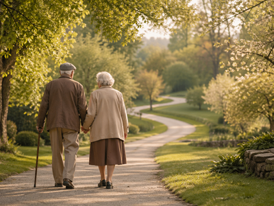 Phía cuối con đường của người đàn ông là người vợ