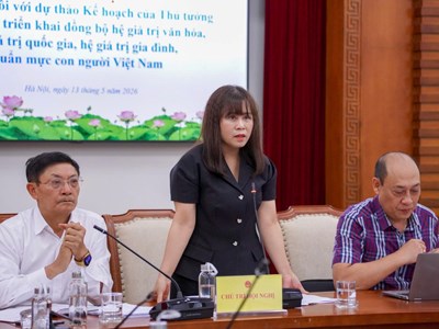 Tổ chức lấy ý kiến đối với dự thảo Kế hoạch của Thủ tướng Chính phủ triển khai đồng bộ các hệ giá trị