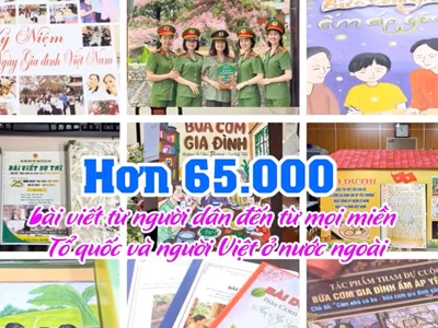 Cuộc thi viết về bữa cơm gia đình khép lại, giá trị yêu thương còn mãi