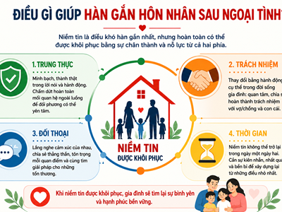 Sau ngoại tình: Hàn gắn hôn nhân bắt đầu từ văn hóa ứng xử