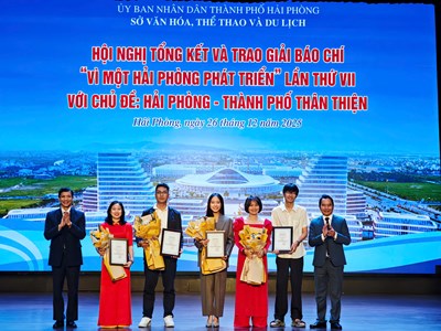 Giải Báo chí “Vì một Hải Phòng phát triển” lần thứ VIII nhận tác phẩm đến ngày 20.10