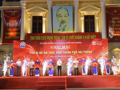 Hải Phòng “đánh thức” không gian văn hóa - ẩm thực về đêm