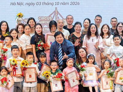 Trao giải Cuộc thi vẽ tranh “Em yêu nghệ thuật Xiếc Việt Nam” năm 2026