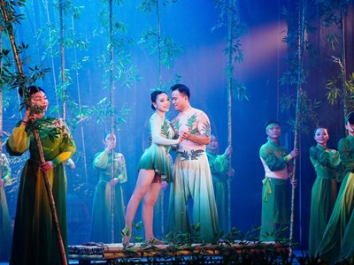 Đưa hình tượng cây tre lên sân khấu xiếc