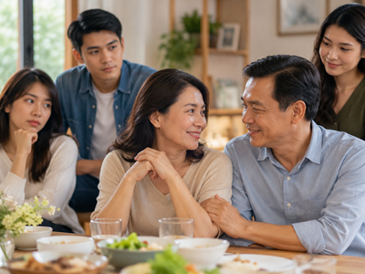 Đừng để tình thương con cản trở hạnh phúc của cha mẹ