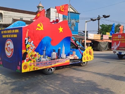 Lễ xuất quân tuyên truyền kỷ niệm 65 năm Ngày mở đường Hồ Chí Minh - Ngày truyền thống Bộ đội Trường Sơn