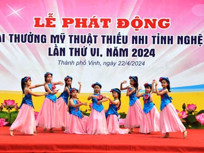 Phát động Giải thưởng Mỹ thuật thiếu nhi lần thứ VI năm 2024