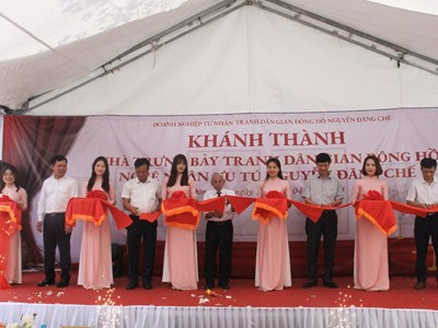 Khánh thành Nhà trưng bày tranh dân gian Đông Hồ Nguyễn Đăng Chế